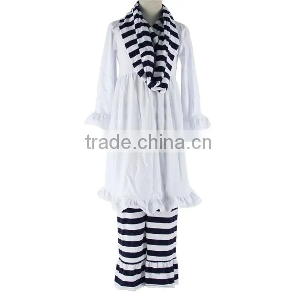 2016 Fall Girl Clothes Girl Three Pieces Outfits Fall Cotton Frock Suit Design Images photo-4