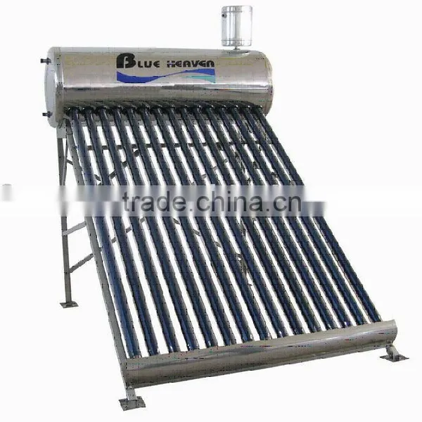 Compact Non Pressure System Solar Energy Water Heater
