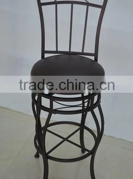 Wholesale Iron Steel Banquet Chair Furniture Famous Design Indoor Wrought Iron Chairs for Sale photo-2