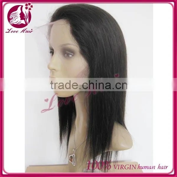 Factory Wholesale Natural Looking Hair Wig 100% Virgin Brazilian Hair Lace Front Wig photo-6