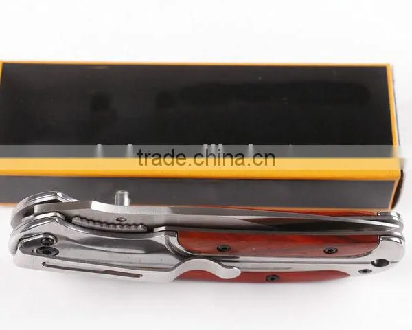 OEM Pocket Knife Rosewood With 440C Blade photo-6