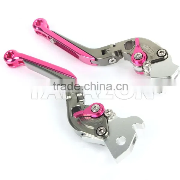 CNC Billet Aluminium Adjustable Motorbike Controls Brake Clutch Levers photo-5