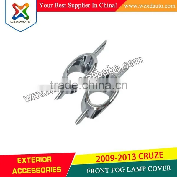 2009-2013 CHEVROLET CRUZE FOG LIGHT COVER FRONT ACCESSORIES SEDAN NEW 09 10 11 12 13 ABS CHROME