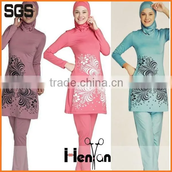 Wholesale Retail Custom Bikini Swimwear, Open Hot Sexy Girl Photo Muslim Women Swimwear Cro photo-3