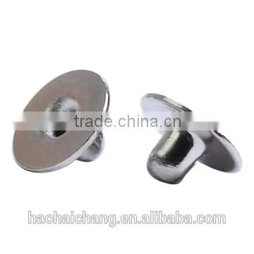 Double Solid Brass Round Head Brass Terminals Rivets photo-3