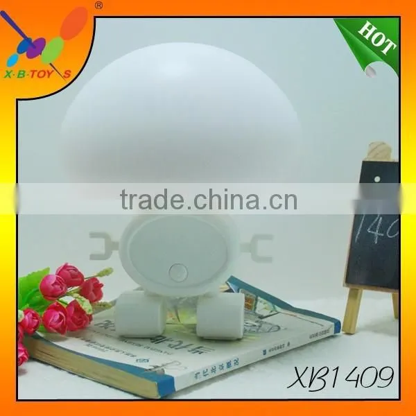 2015 New Creative Intelligent Robot Lamp Lovely Light and Sound Control LED Night Light photo-3