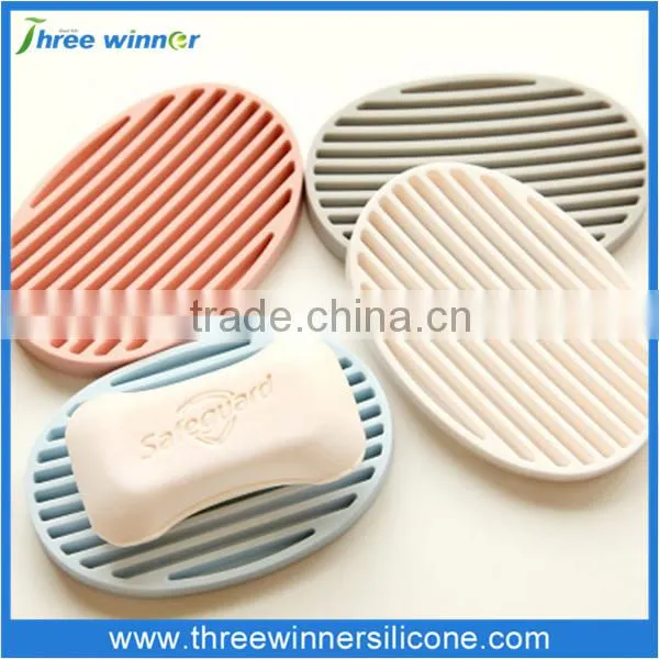 Cheap Rubber Soap Holder Colorful Silicone Soap Holder photo-6