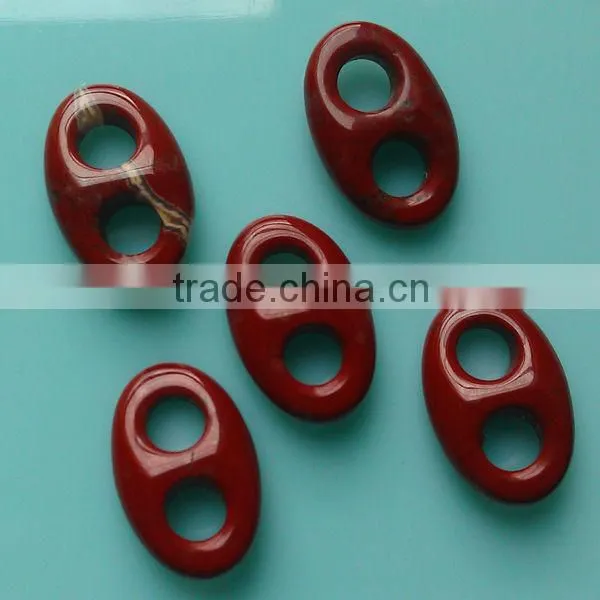 Red Jasper Buttons for Necklace