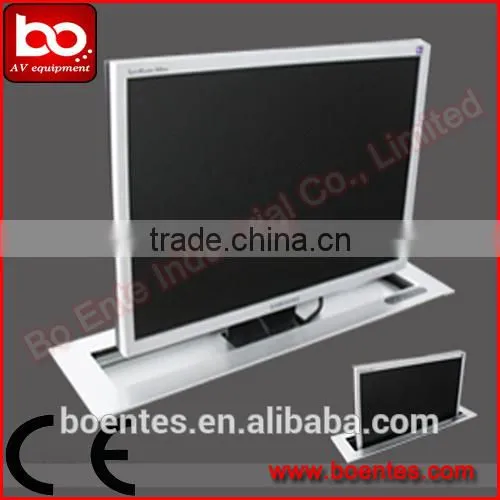 21~24 Inch Computer LCD Monitor Lift for Meeting Table Black Matte Color photo-3