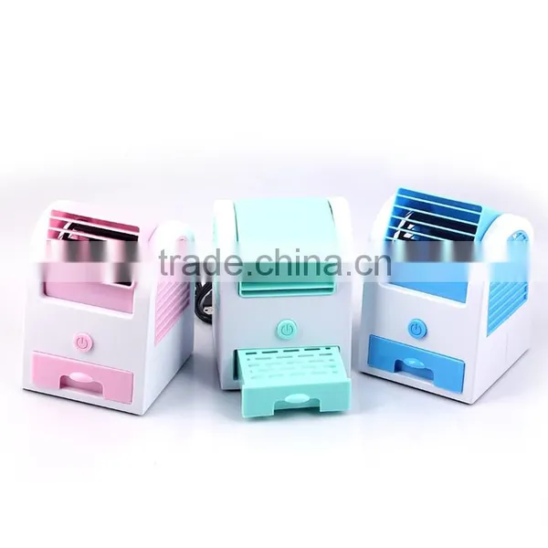 USB Mini Style Battery Dual-use Air-conditioned Desk Fan for Student photo-2
