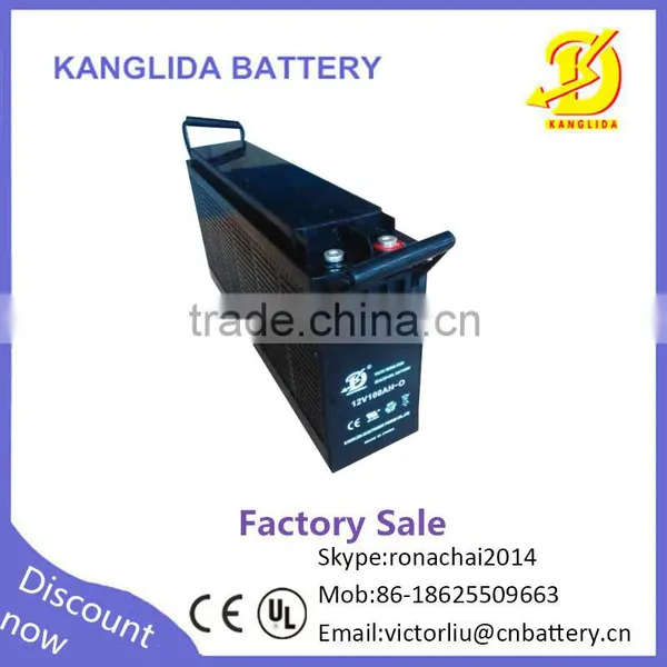Factory Direct Sale Kanglida AGM Gel Vrla Rechargeable Battery for UPS photo-2