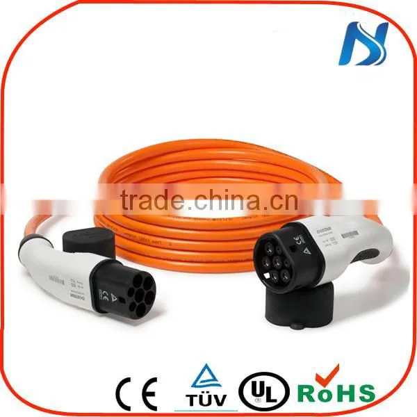 ev Charging Station AC Charger 32a Iec62196 3 Phase Type 1 to Type 2 Plug for Electric Vehicle photo-2