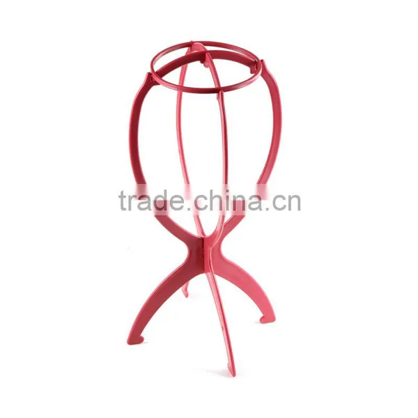 Factory Price Multi Colors Wig Display Stand, Cheap Plastic Wig Stand photo-3