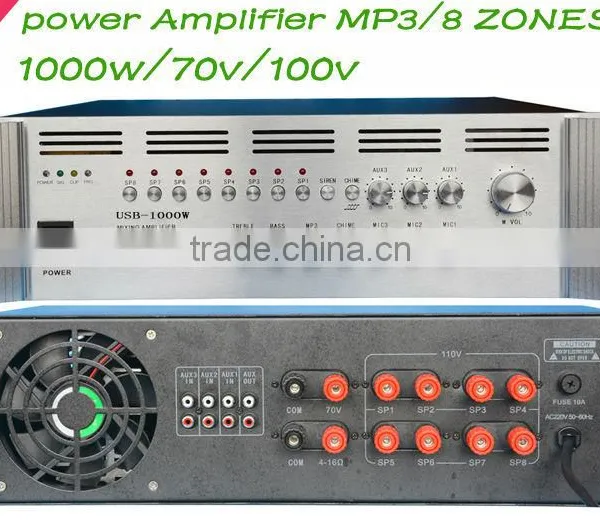 USB-1000W MP3 Power Amplifier