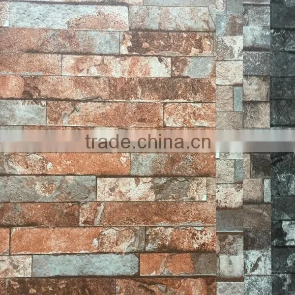 Vintage Style Brick Vinyl Wallpaper for Background Wall photo-3