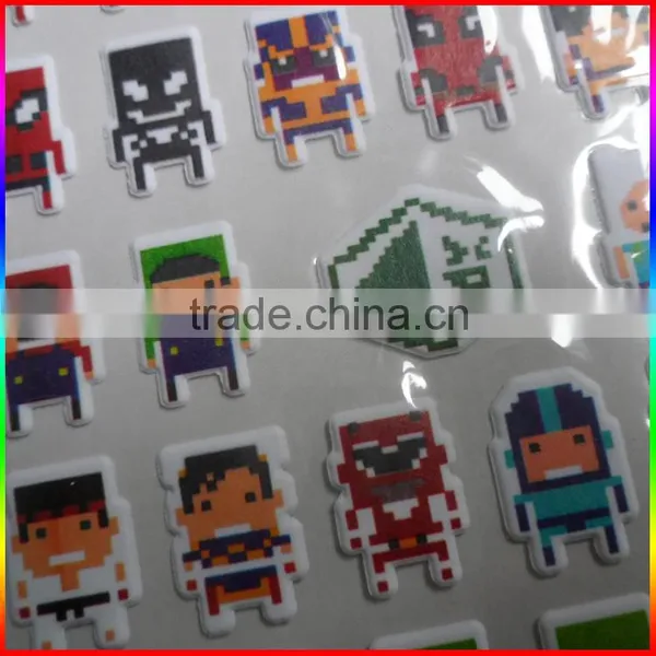 Robot Puffy Stickers Lovely photo-2