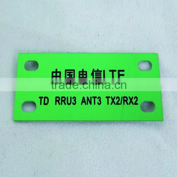 Custom Letter Anodized Aluminum Engraved Nameplates photo-5