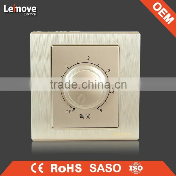 Woven Gold Finish 3 Pin Universal Switched Socket Multiple 3 Pin Wall Socket With Switch photo-6