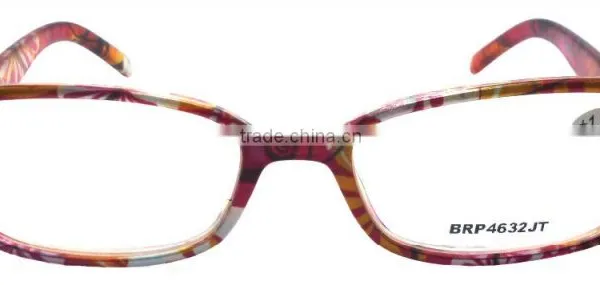 Lady Colorful Paper Transfer Classic Reading Glasses Italy Design photo-2