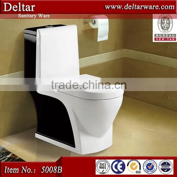 Sanitary Ware Bathroom Ceramic Colour Toilet With Bidet , Golden Dragon Toilet photo-4