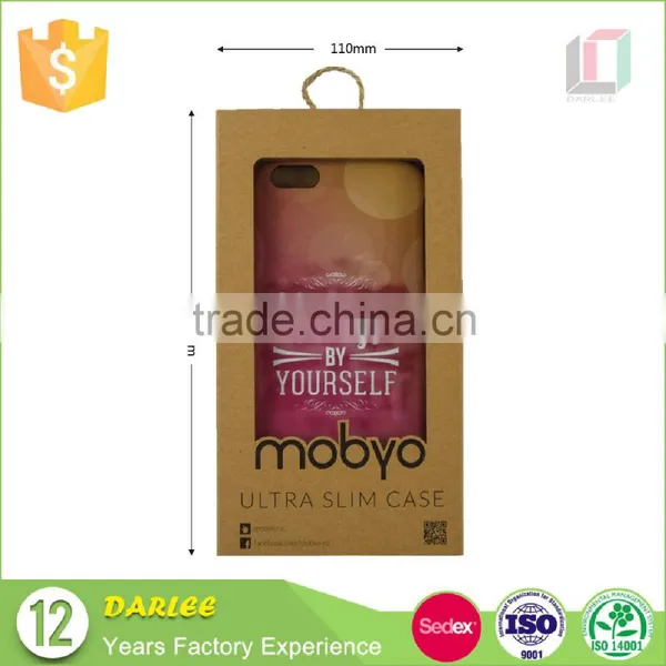 Eco-friendly Brown Kraft Paper Phone Case Paper Packing Box photo-2