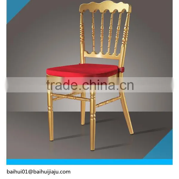 Aluminum Stacking Wedding Napoleon Chair in Hotel photo-2