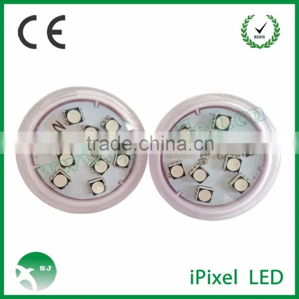 Dc12v/24v Programmable 45mm 9 Smd 5050 Rgb Fun Led Amusement Pixel Rides Lighting photo-2