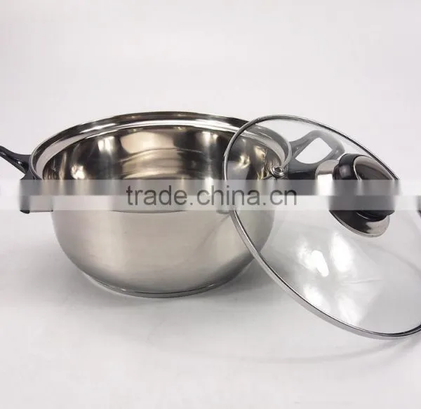 12pcs Cooking Pots Stainless Steel Non-stick Cookware Set With Glass Lid photo-4