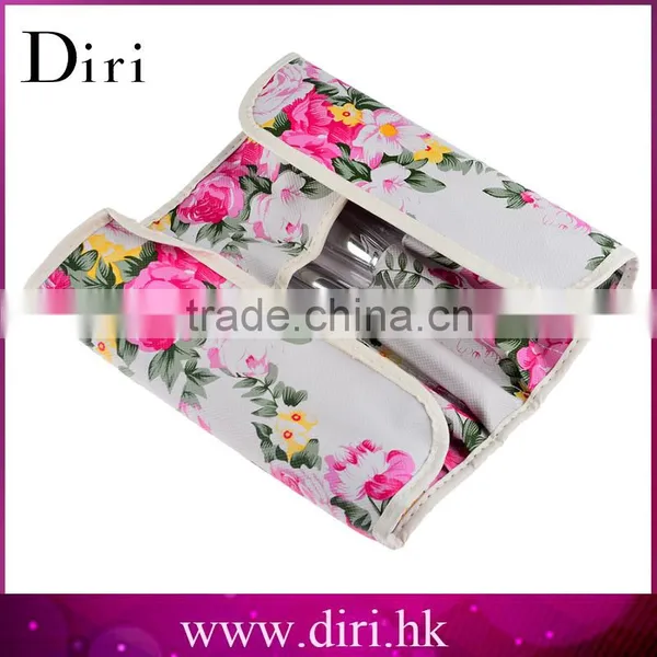 Newest 12Pcs Professional Cosmetics Make Up Brushes Set With Rose PU Leather Case photo-6
