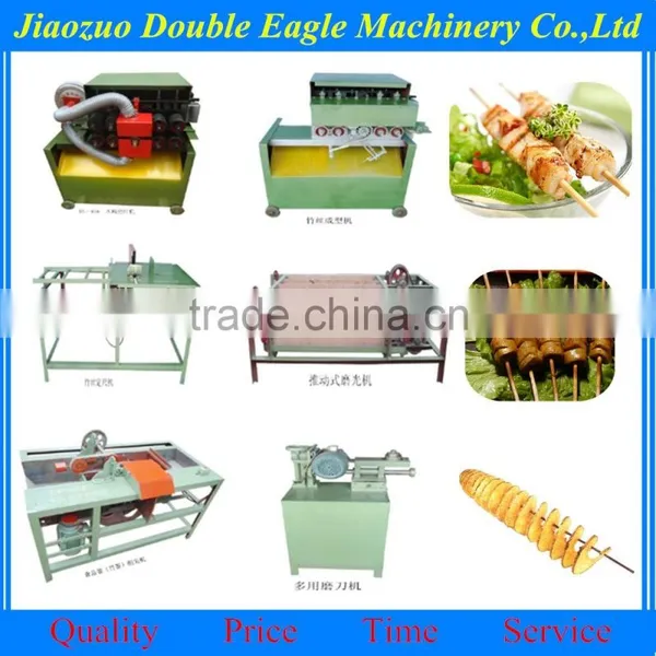 Marshmallow roasting Sticks production line / disposable roast bamboo skewer making machine