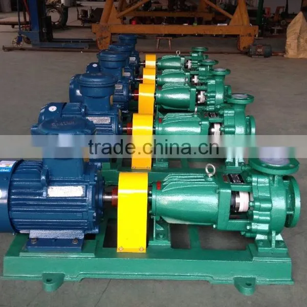 IHF Series Fluorin Plastic Centrifugal Pump With Motor for Chemical Industry photo-3