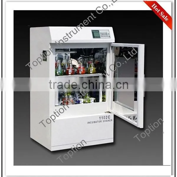 Lab Air Bath Shaking Incubator TOPT -2102C Double Layer Small Volume Thermostatic Oscillator photo-3