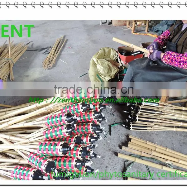 ZENT-106 Bamboo Torch Bamboo Garden Troch High Quality Bamboo Troch