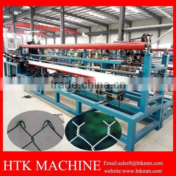 2m-6m Width Fully Automatic Chain Link Fence Making Machine/Diamond Wire Mesh Machine photo-2