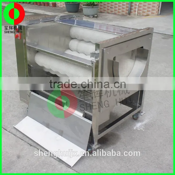 Large Brush Peeling Machine Multifunction Vegetable Washer Automatic Root Vegetable Peeling Machine photo-4