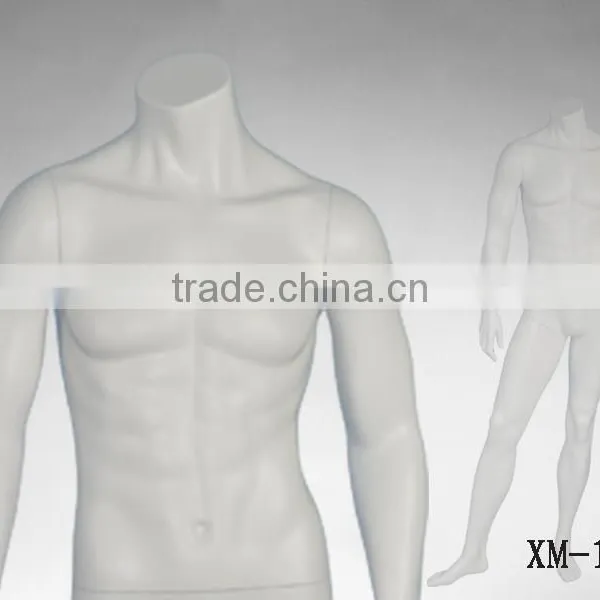 Fiberglass Headless Nude Male Mannequin for Display photo-3