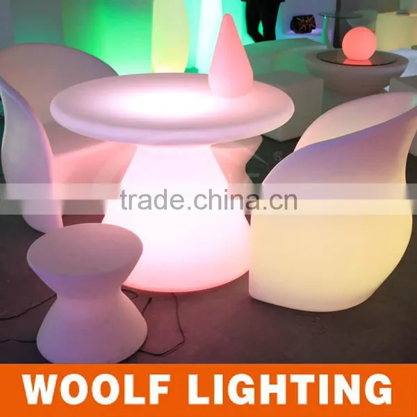 Color Changing Glow Dinner Table LED Restaurant Furniture photo-2