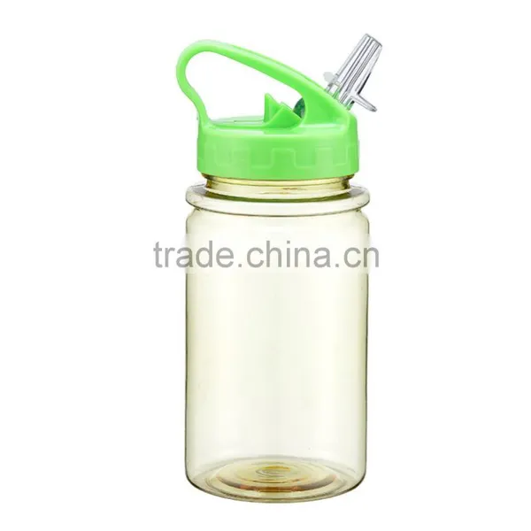 Sports Drink Water Bottle Sport Hydration Flip Straw Water Bottle Drinking BPA Free photo-2