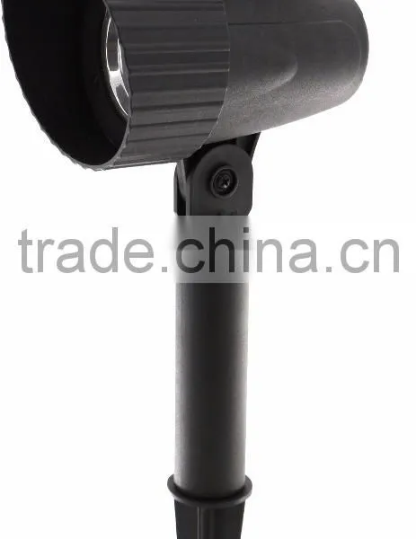 Color Changing LED Plastic Solar Spot Light in Black Finish photo-2