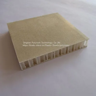 Light Weight Stiffness FRP Polypropylene Honeycomb Sandwich Panel photo-4