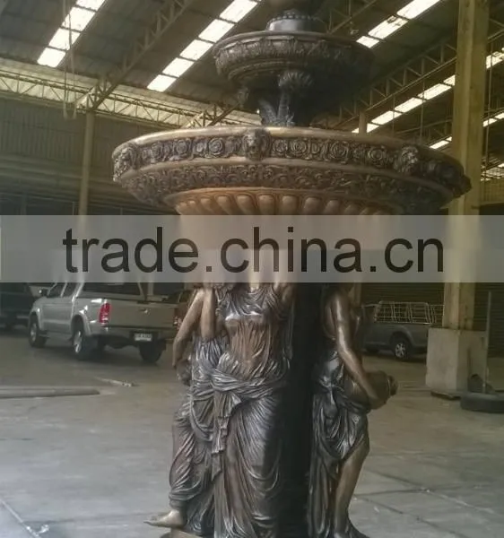 Bronze Water Fountain, Bronze Yard Water Fountain photo-3