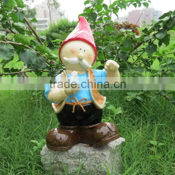 Outdoor Garden Decoration Resin Craft Fiberglass Santa Claus Statue photo-3