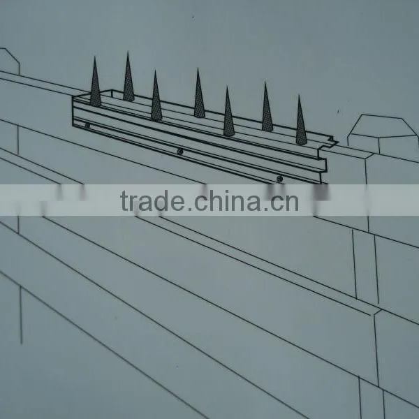 Yard Garden Deterrent Bird Enemy PET & PP Plastic Best Anti Bird Equipment UV Resistant Stablized Bird Spikes photo-3