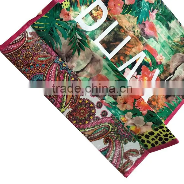 Zeal-X Made Custom Luxury Foldable Swimsuit Clothing Packaging Non-woven Shopping Bag photo-3