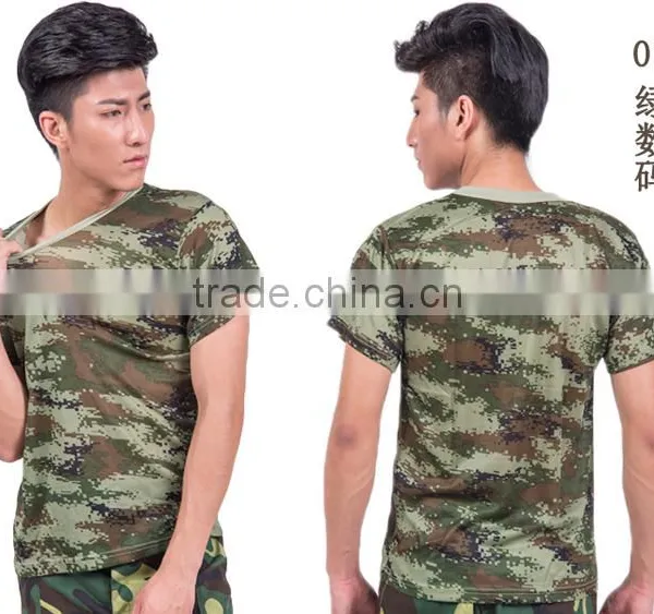 100% Polyester T-shirt With All Over Sublimation Wholesale, Camouflage T-shirt Wholesale photo-3