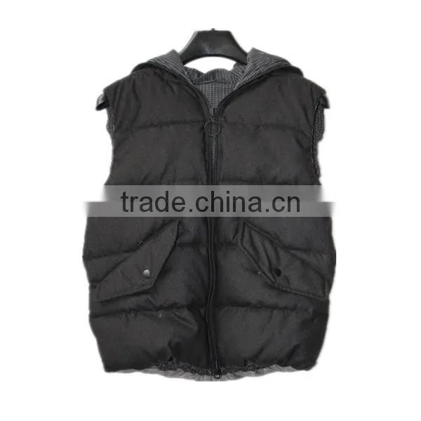 2014-2015 New Fashion Men's Winter Woolen Coat Men Fashion Waistcoat photo-2