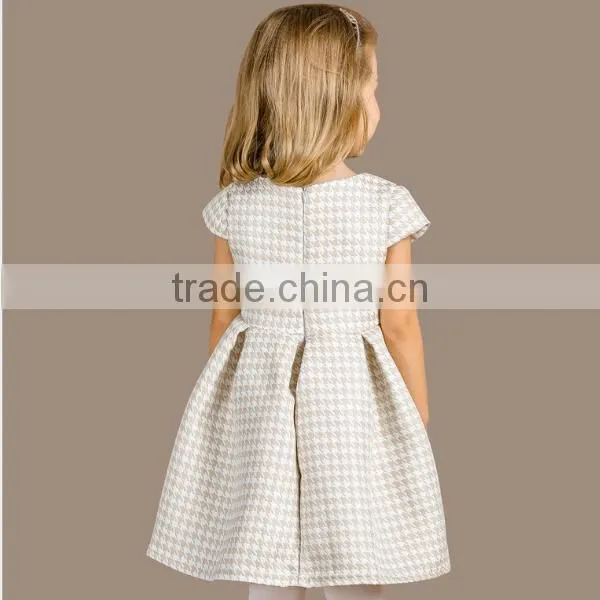 Baby Girls Plaid Cap Sleeve Boutique Dress photo-5