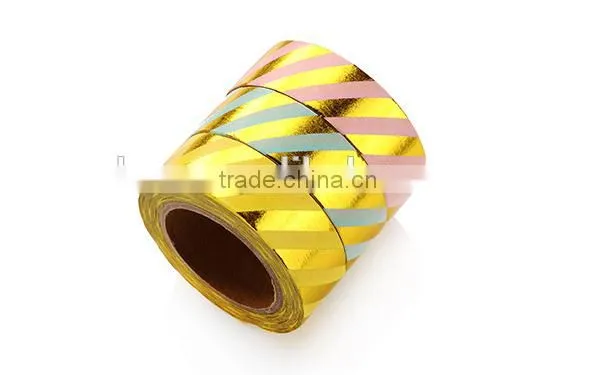 1.5cm *10 M Striped Foil Planner Washi Tape photo-2