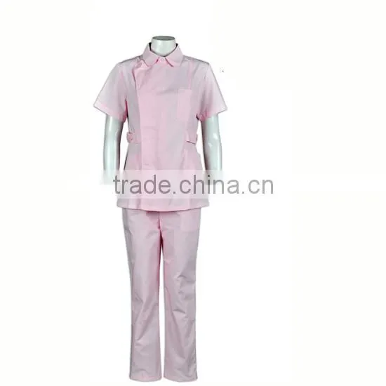 Good Quality New Design 100% Cotton Wholesale Fashion White Uniform Nursing photo-3