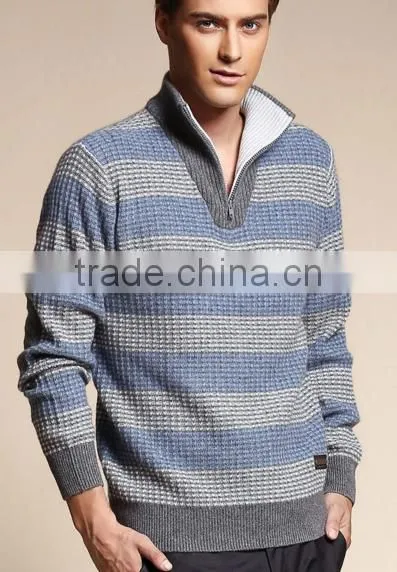 2017 Newest Scarf Pullover Design Nylon Men Sweater With Best Price photo-3